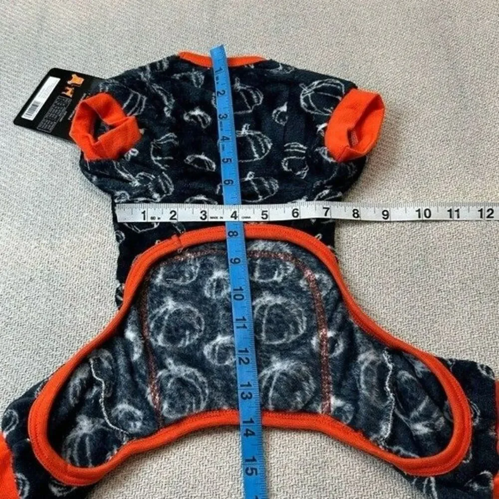 Pumpkin Dog Pajamas NWT Fall Holiday Christmas Gift Puppy Pet Cat Black